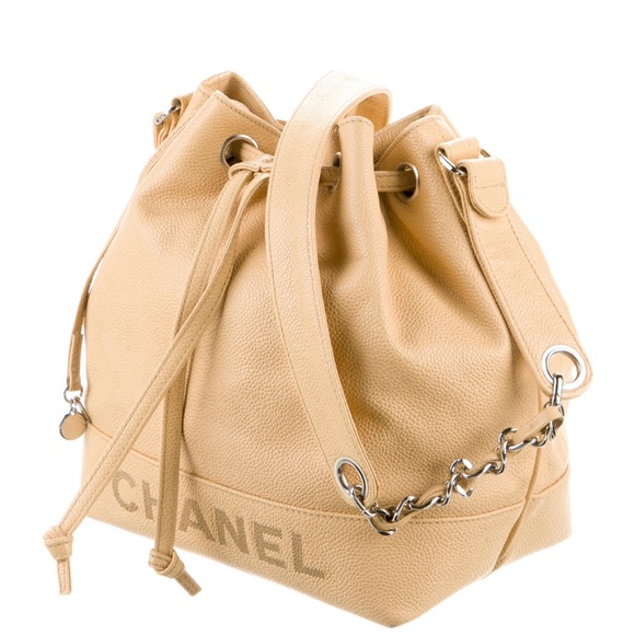 Authentic Chanel caviar drawstring bucket bag - Picture 4 of 8